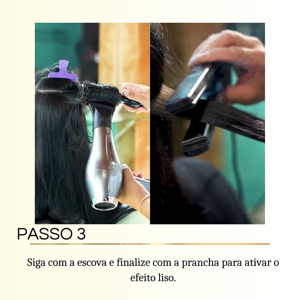Resultado- Cabelos alinhados, brilhosos e macios. Experimente e surpreenda-se! (3)