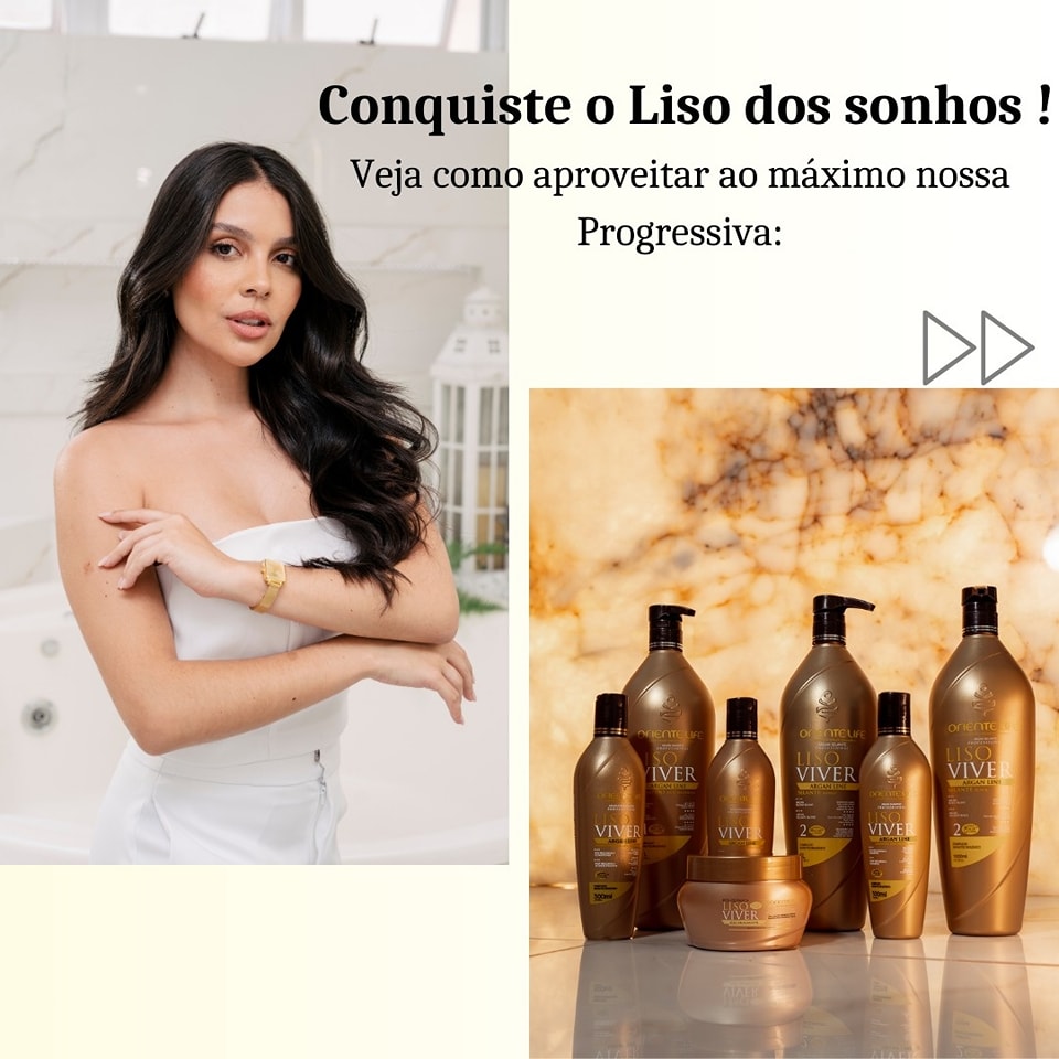 Resultado- Cabelos alinhados, brilhosos e macios. Experimente e surpreenda-se!